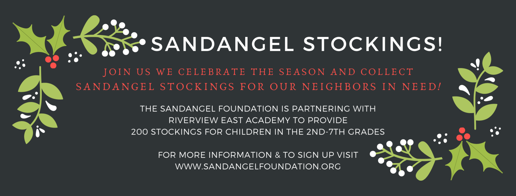 SandAngel Stocking Program | SandAngel Foundation